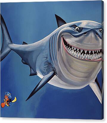 Finding Nemo Painting Canvas Print