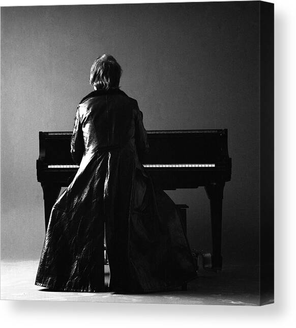 Portrait Of Elton John #2 Canvas Art Print by Jack Robinson