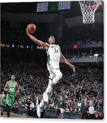 Giannis Antetokounmpo #3 Canvas Print