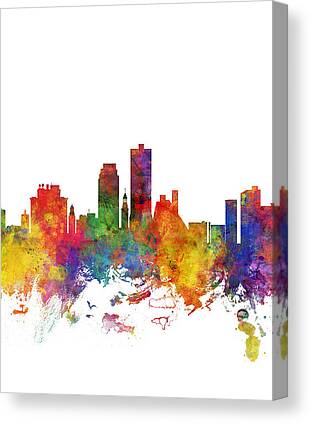 Knoxville Skyline Canvas Prints for Sale