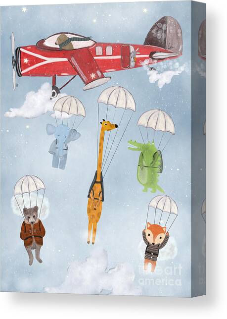 Adventure Skies Canvas Art Print by Bri Buckley