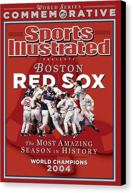 Boston Red Sox Vs St. Louis Cardinals, 2004 World Series Sports Illustrated Cover Canvas Art Print by Sports Illustrated