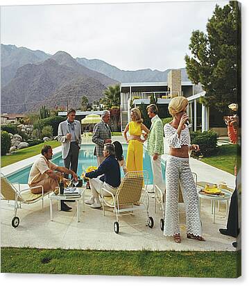 Desert House Party Canvas Print