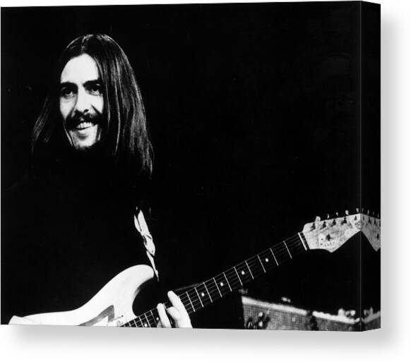 George On Stage Canvas Art Print by Keystone