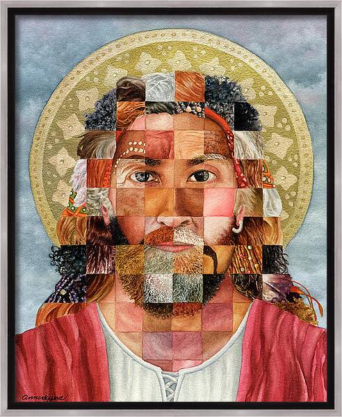 It's All About Love Framed Canvas Print