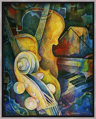 Music Framed Canvas Prints for Sale