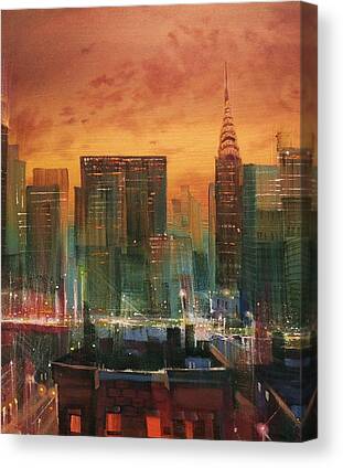 City Scenes Canvas Prints for Sale