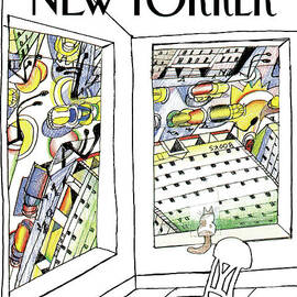 New Yorker February 28th, 1994 by Saul Steinberg