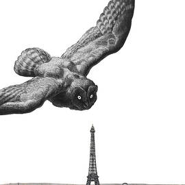 Paris at night by Madame Memento