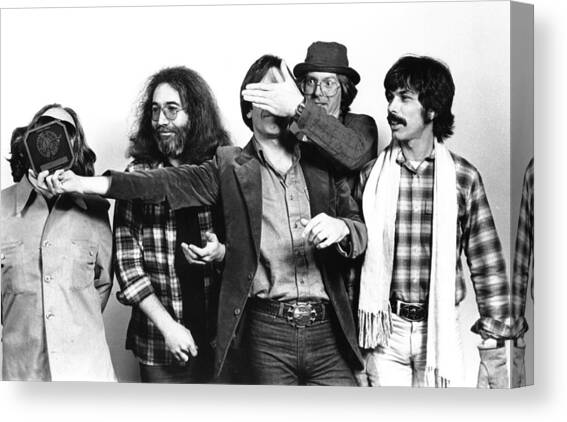 Photo Of Grateful Dead Canvas Art Print by Richard Mccaffrey