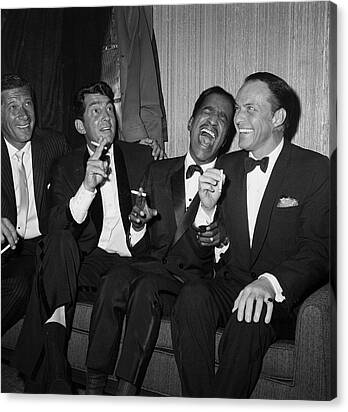 Rat Pack At Carnegie Hall Canvas Print
