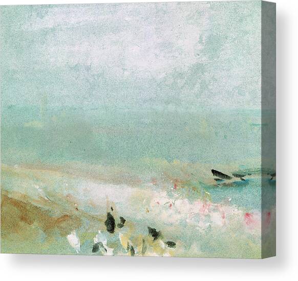 River bank Canvas Art Print by Joseph Mallord William Turner