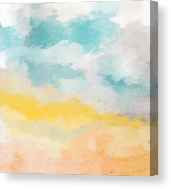 Sunshine Day- Art by Linda Woods Canvas Art Print by Linda Woods