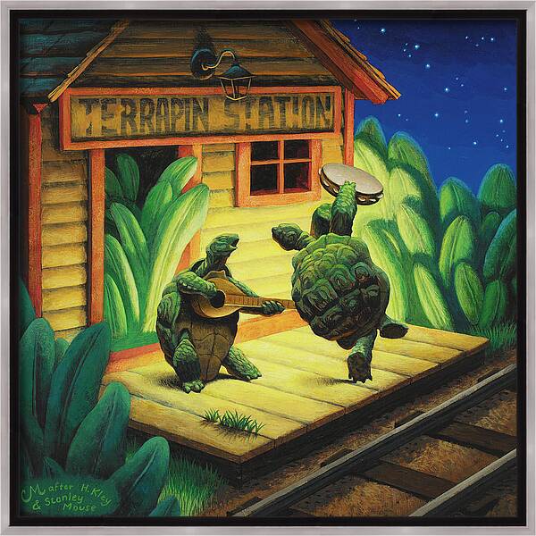 Terrapin Station Framed Canvas Print