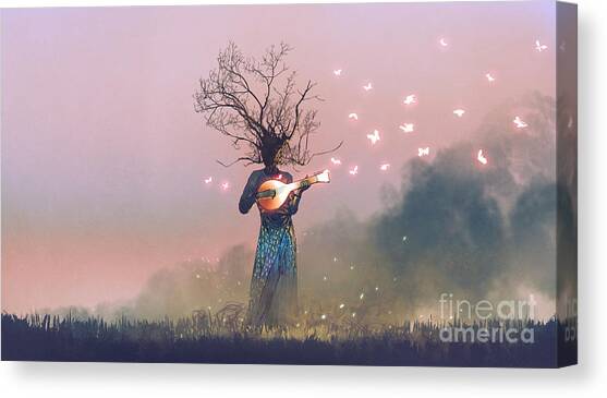 The Aesthetics of Nature Canvas Art Print by Tithi Luadthong