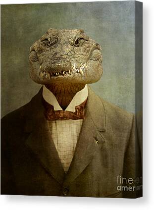 Crocodile Canvas Prints for Sale