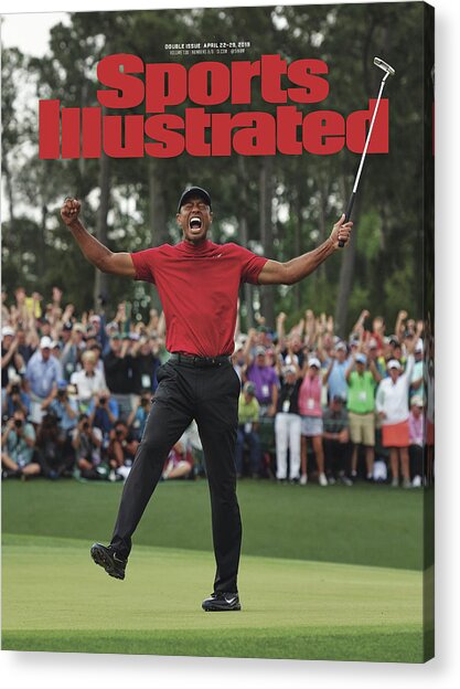 Tiger Woods, 2019 Masters Tournament Champion Sports Illustrated Cover Acrylic Print