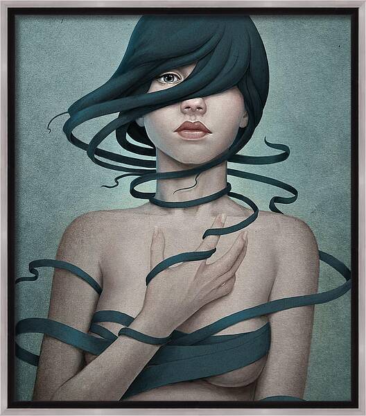 Twisted Framed Canvas Print