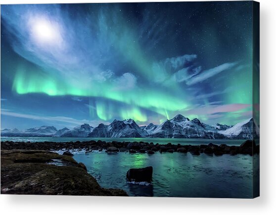 When The Moon Shines Acrylic Print
