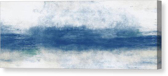 Wide Open Ocean- Art by Linda Woods Canvas Art Print by Linda Woods